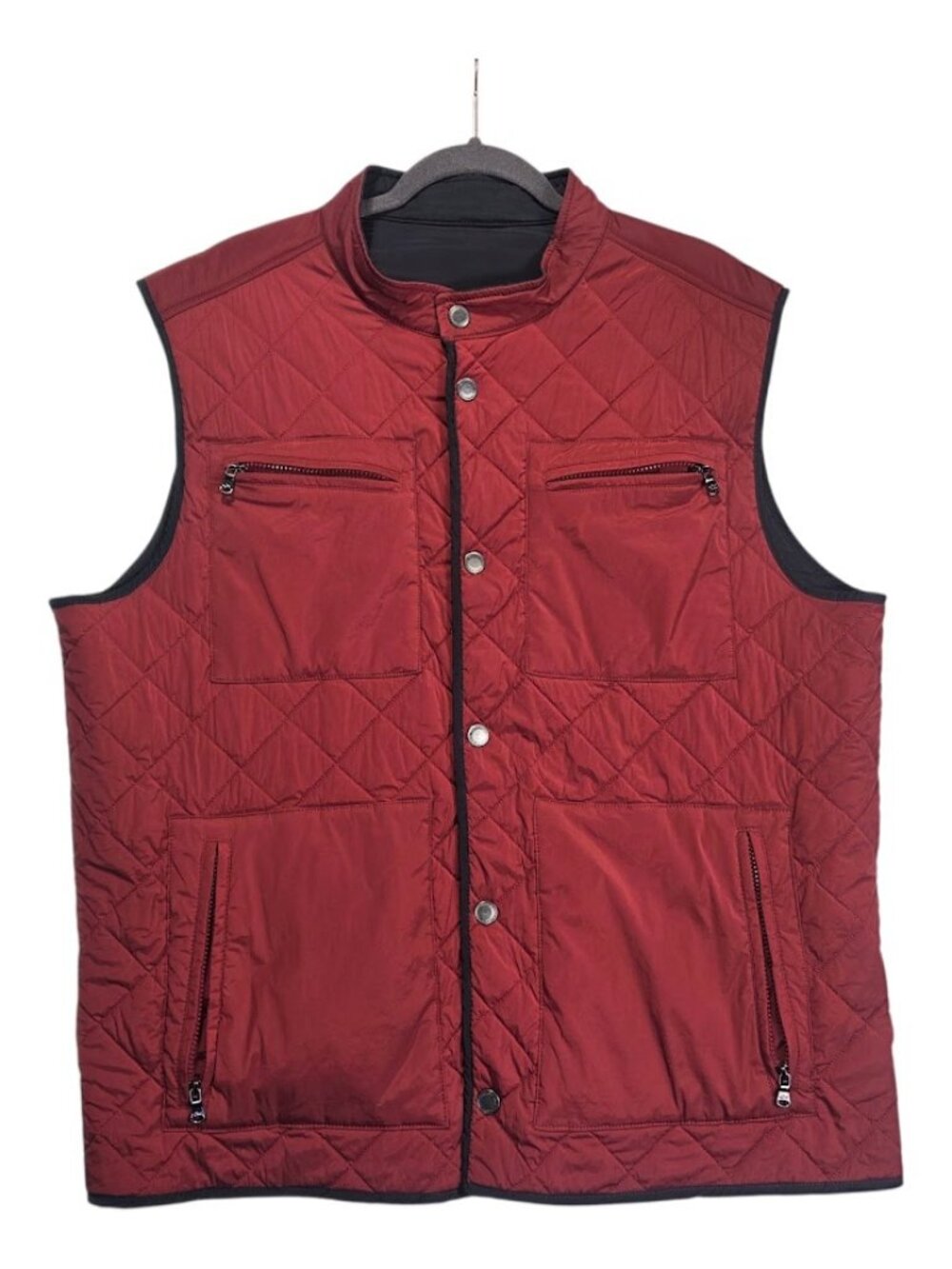 Paul & Shark Yachting Mens Reversible Quilted Vest Gilet Two in One Stretch XXL
